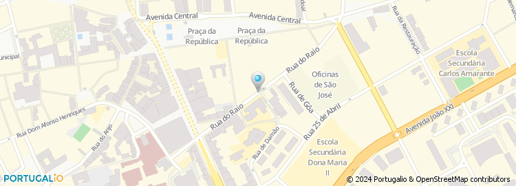 Mapa de 2ª Conservatória do Registo Predial de Braga