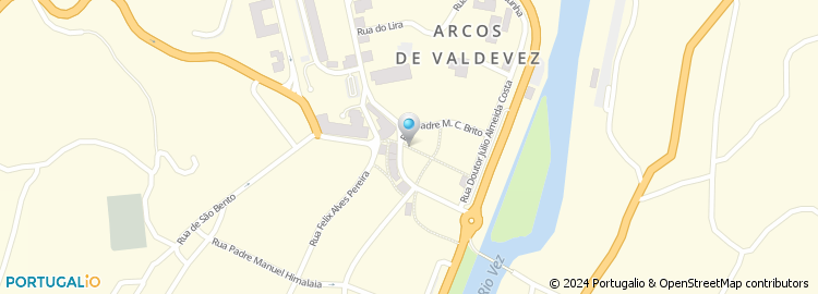 Mapa de Aciab - Associação Comercial Industrial Arcos Valdevez e Ponte Barca