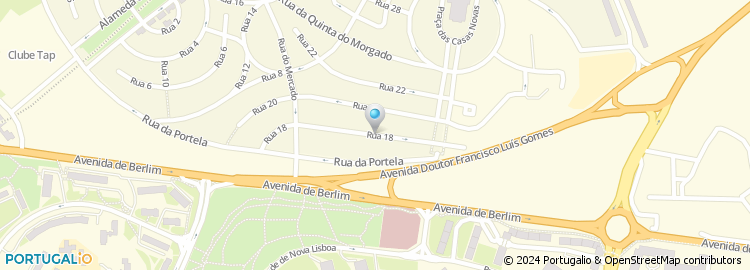 Mapa de ADT Portugal
