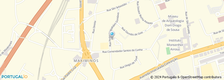 Mapa de Afm - Agência Funerária Maximinos, Lda