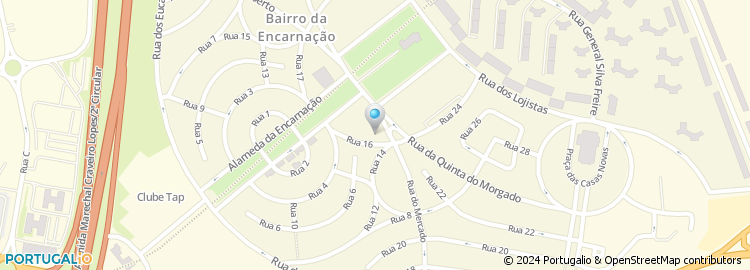 Mapa de Agência Funerária do Bairro da Encarnação, Unipessoal Lda