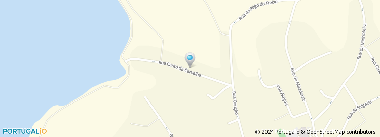 Mapa de Rua Canto da Carvalha