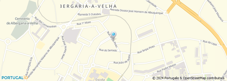 Mapa de Rua Serpa Pinto