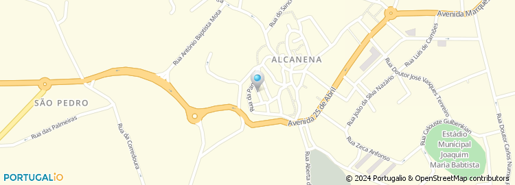 Mapa de Rua António Luís Machado