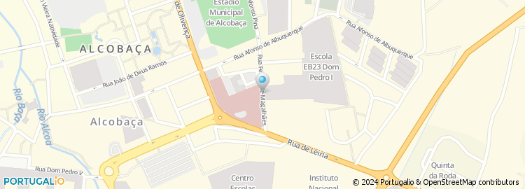Mapa de Rua Fernão Magalhães