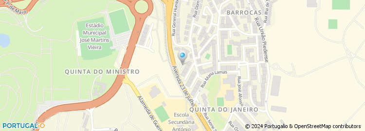 Mapa de Praceta Gomercindo de Carvalho