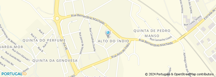 Mapa de Rua Azevedo Gomes