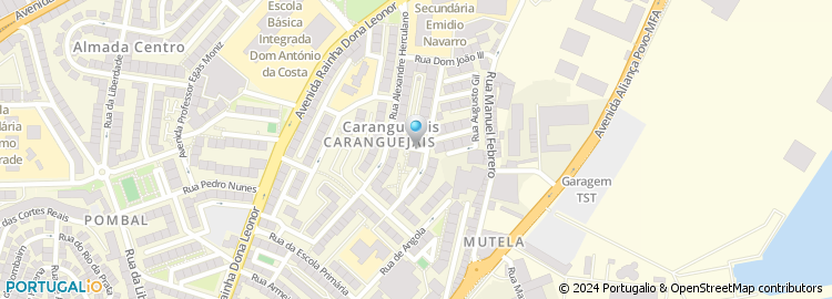 Mapa de Rua Gaspar Correia