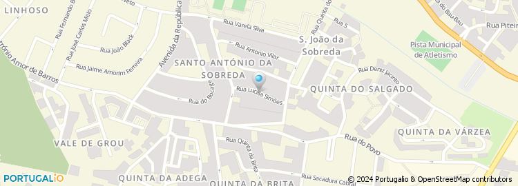 Mapa de Rua Lucília Simões