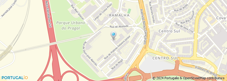 Mapa de Rua Quinta da Ramalha