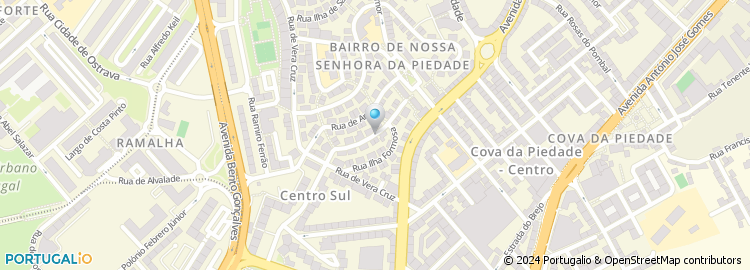 Mapa de Rua São Jorge da Mina