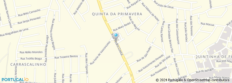 Mapa de Rua António Andrade