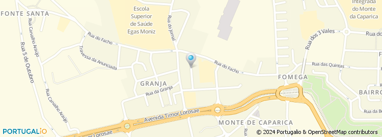 Mapa de Rua António de Jesus André