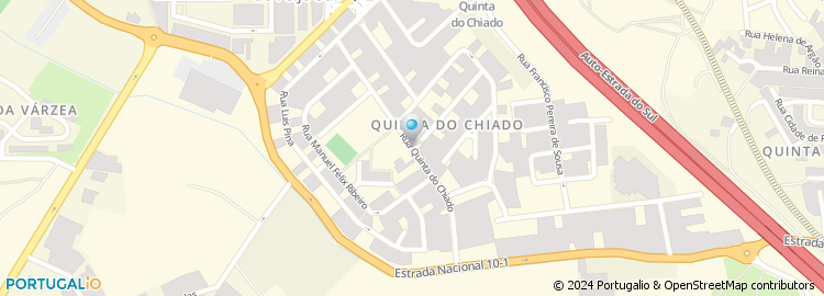 Mapa de Rua da Quinta do Chiado