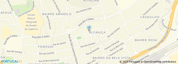 Mapa de Rua David Mourão Ferreira