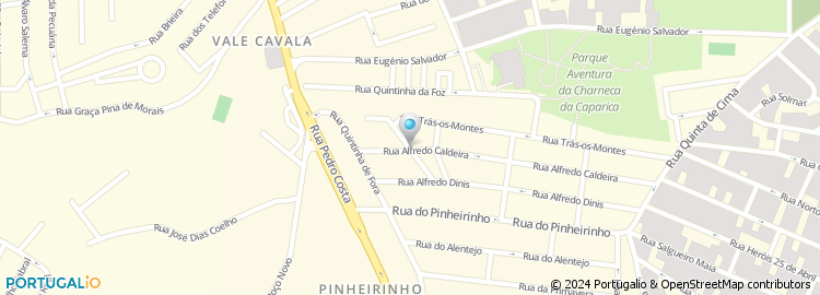 Mapa de Rua de Jau