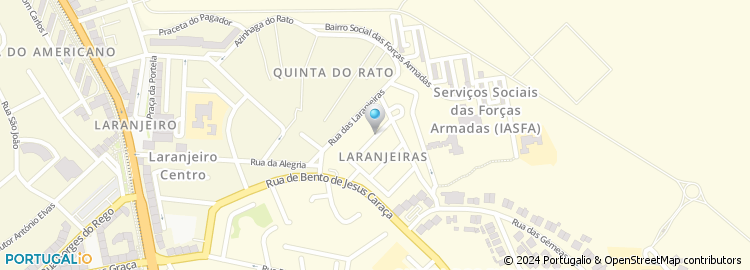 Mapa de Rua de Rocha Martins