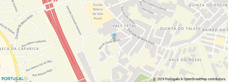Mapa de Rua Gama Barros
