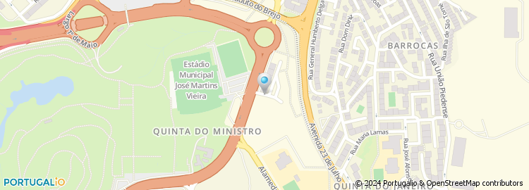 Mapa de Rua José Pinto Gonçalves