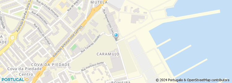 Mapa de Rua Manuel José Gomes