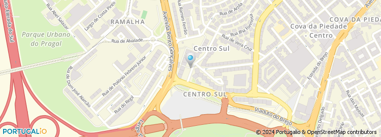 Mapa de Rua Ramiro Ferrão