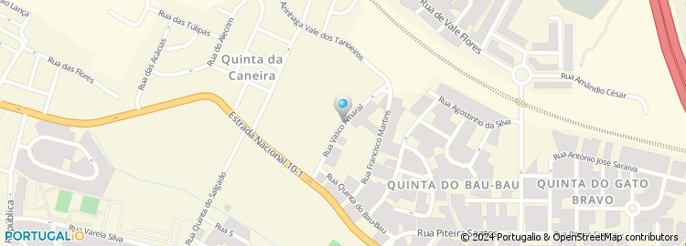 Mapa de Rua Vasco Amaral