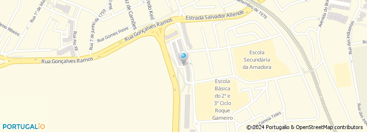 Mapa de Rua Albino Pereira Magno
