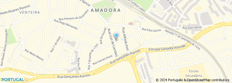 Mapa de Apartado 60032, Amadora