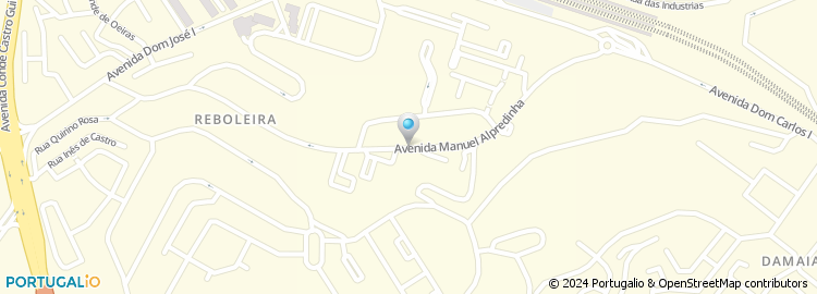 Mapa de Avenida Manuel Alpedrinha