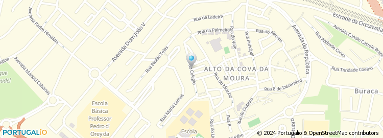 Mapa de Rua do Colégio