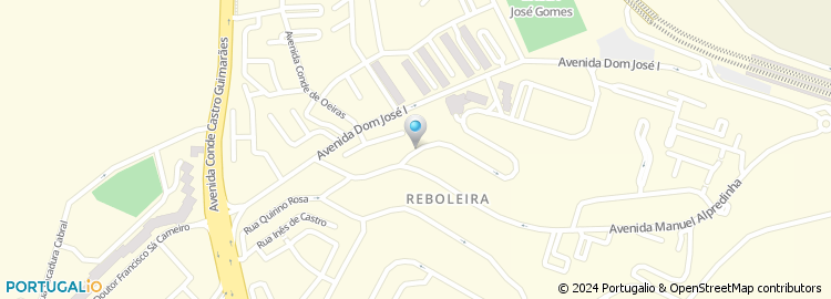 Mapa de Rua Herculano de Carvalho