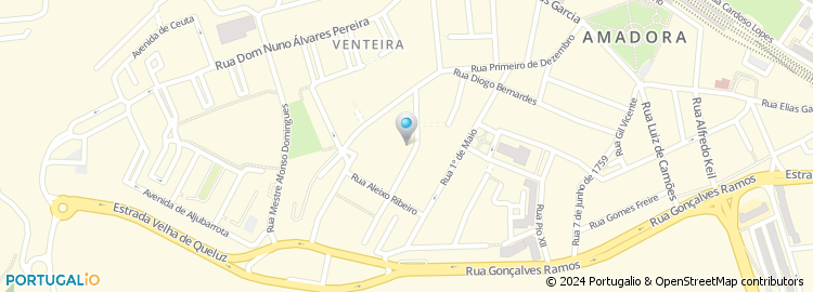Mapa de Rua Mestre Roque Gameiro