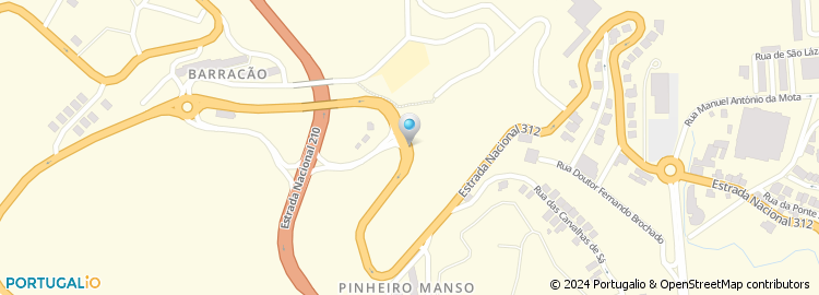 Mapa de Rua Bairro Pinheiro Manso