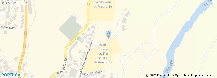 Mapa de Rua da Baseira