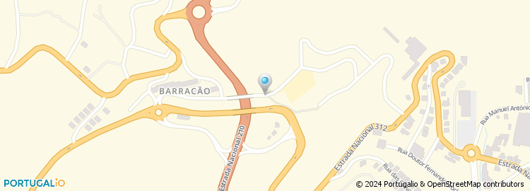 Mapa de Rua do Barracão