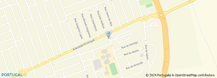 Mapa de Amélia Santos Silva - Restauração e Papelaria, Lda