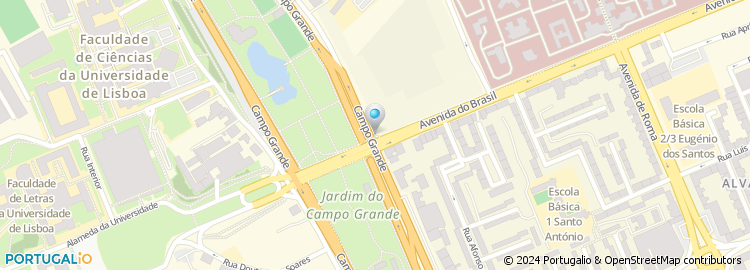 Mapa de António Castanho, Psicólogo Clinico / Terapeuta EMDR em Lisboa, Almada e Seixal