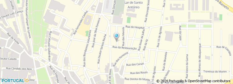 Mapa de Antonio Godinho, Unip., Lda