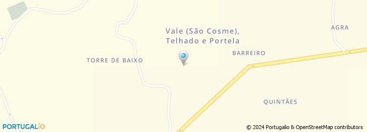 Mapa de António João Torres Pinto, Unipessoal Lda