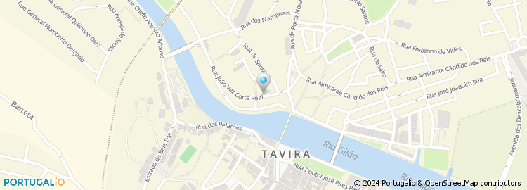 Mapa de Associação da Academia de Musica de Tavira