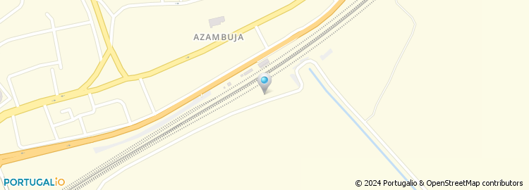 Mapa de Associação dos Bombeiros Voluntarios da Azambuja