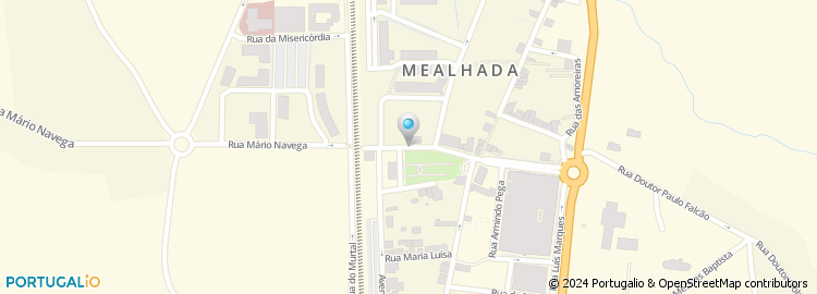 Mapa de Associação Humanitária de Bombeiros Voluntários de Mealhada
