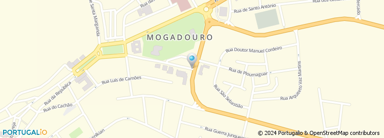 Mapa de Associacão Humanitaria dos Bombeiros Voluntarios de Mogadouro