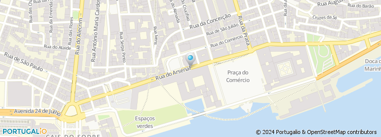 Mapa de Associação Turismo Lisboa - Visitors and Convention Bureau