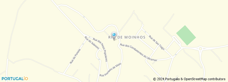Mapa de ATL Santiago Rio de Moinhos