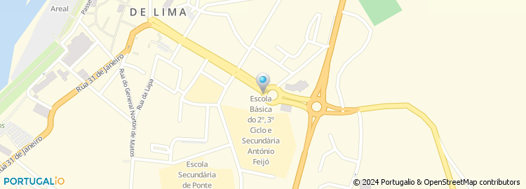 Mapa de Auto Táxis Vilas Boas e Ligeiro