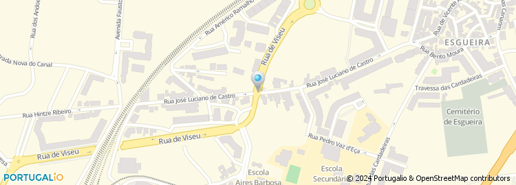 Mapa de Rua José Luciano de Castro