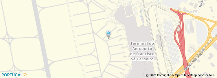 Mapa de Avis Rent-a-Car, Aeroporto Porto