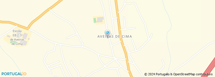 Mapa de Rua Olhos da Serra