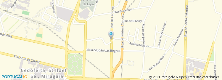 Mapa de Azevedo & Soares - Comércio de Motociclos, Lda